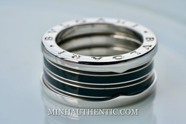 Bvlgari B.zero1 3-band Ceramic White Gold