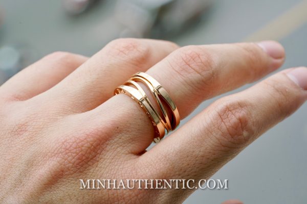 Bvlgari B.Zero1 Design Legend 3-band 18k Rose Gold - Ảnh 7
