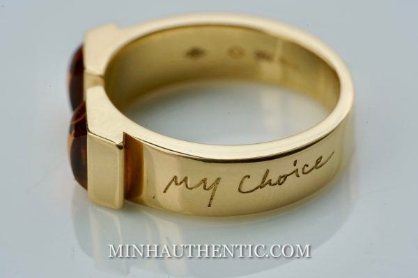 Omega My Choice 18k Gold Ring - Ảnh 3