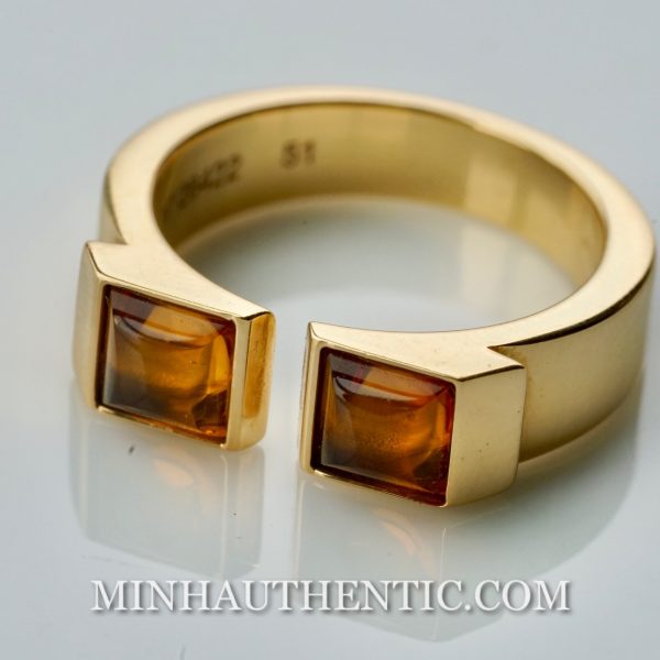 Omega My Choice 18k Gold Ring