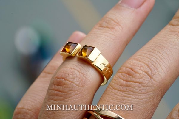 Omega My Choice 18k Gold Ring - Ảnh 2