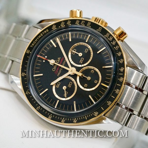 Omega Speedmaster Moonwatch Tokyo 2020 18k Gold/Steel Black 522.20.42.30.01.001
