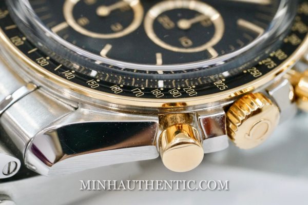 Omega Speedmaster Moonwatch Tokyo 2020 18k Gold/Steel Black 522.20.42.30.01.001 - Ảnh 3