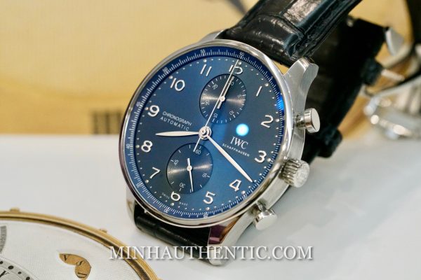 IWC Portugieser Chronograph Blue IW3716-06 - Ảnh 5