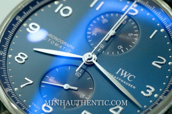 IWC Portugieser Chronograph Blue IW3716-06 - Ảnh 8