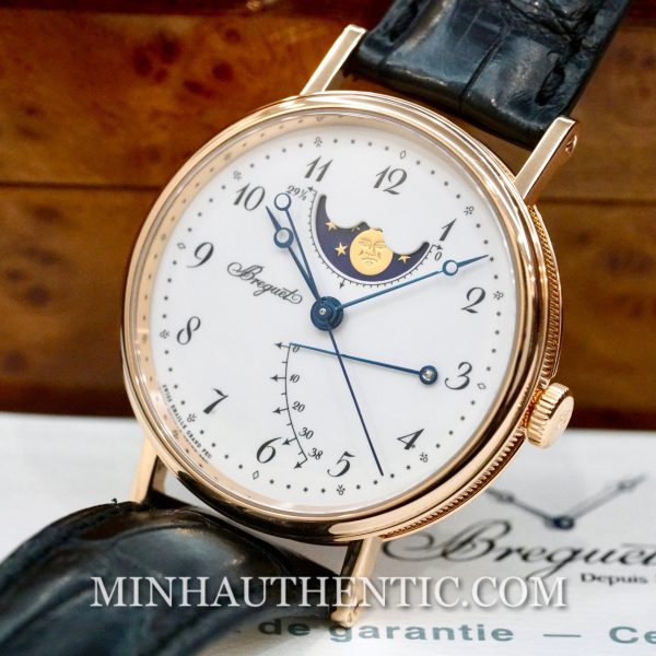 Breguet Classique Moonphase Power Reserve 18k Rose Gold 8787BR/29/986