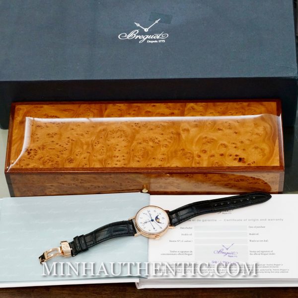 Breguet Classique Moonphase Power Reserve 18k Rose Gold 8787BR/29/986