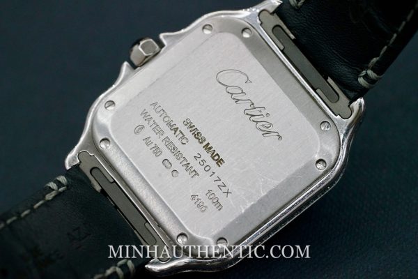 Cartier Santos Medium Diamond 18k White Gold WJSA0014 - Ảnh 7