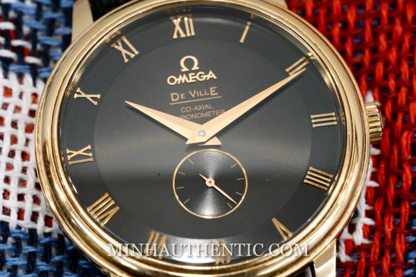 Omega De Ville Prestige Co-Axial Black 18k Rose Gold 4614.50.01 - Ảnh 3