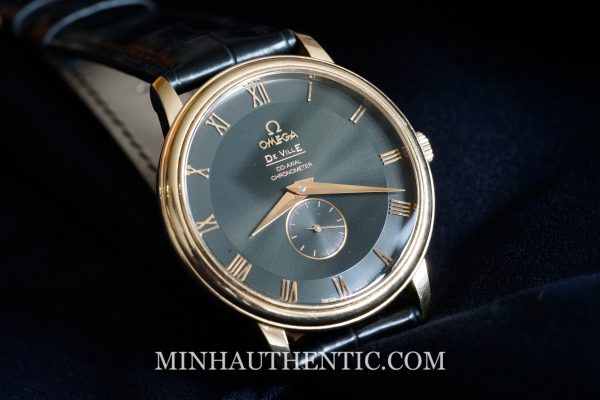 Omega De Ville Prestige Co-Axial Black 18k Rose Gold 4614.50.01 - Ảnh 4