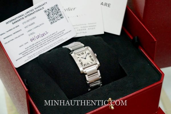 Cartier Tank Francaise Medium WSTA0005 (ref. 3751) - Ảnh 9