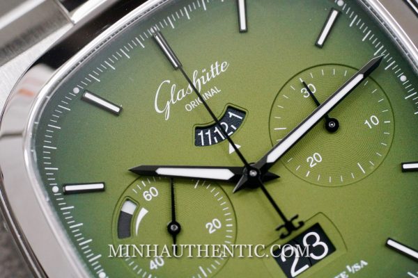 Glashutte Original Seventies Chronograph Fab Green 1-37-02-09-02-70 - Ảnh 2