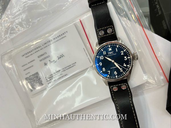 IWC Big Pilot 43mm Blue IW3293-03 - Ảnh 14
