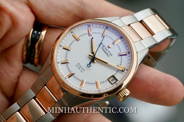 Zenith El Primero Espada 18k Rose Gold Steel 51.2170.4650/01.M2170 - Ảnh 6