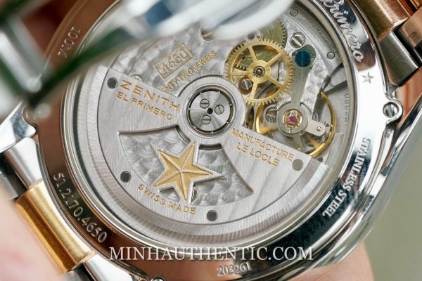 Zenith El Primero Espada 18k Rose Gold Steel 51.2170.4650/01.M2170 - Ảnh 12