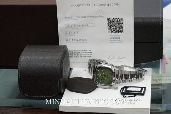 Glashutte Original Seventies Chronograph Fab Green 1-37-02-09-02-70 - Ảnh 8