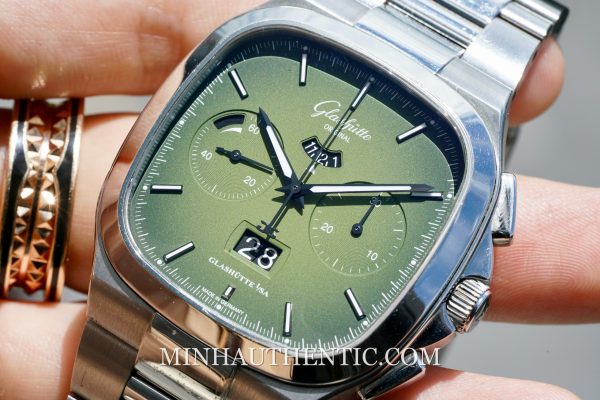 Glashutte Original Seventies Chronograph Fab Green 1-37-02-09-02-70 - Ảnh 17
