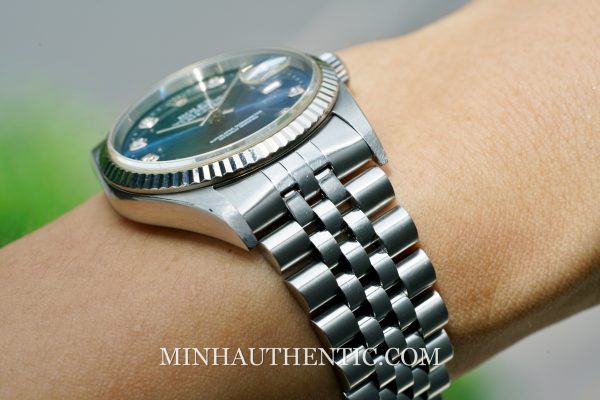 Rolex Datejust Blue Diamond 16234 - Ảnh 11