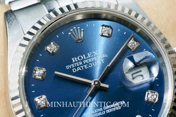 Rolex Datejust Blue Diamond 16234 - Ảnh 3