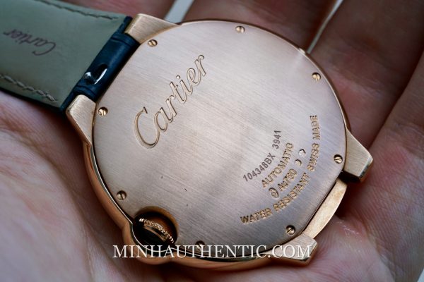 Cartier Ballon Bleu 42mm Blue Rose gold 42mm WGBB0036 - Ảnh 11