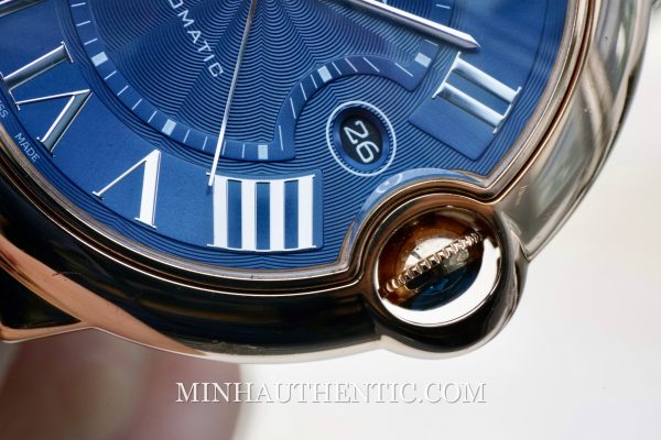 Cartier Ballon Bleu 42mm Blue Rose gold 42mm WGBB0036 - Ảnh 15