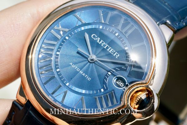 Cartier Ballon Bleu 42mm Blue Rose gold 42mm WGBB0036 - Ảnh 5