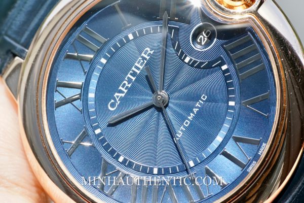 Cartier Ballon Bleu 42mm Blue Rose gold 42mm WGBB0036 - Ảnh 10