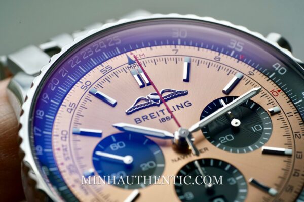 Breitling Navitimer B01 43 Salmon AB0138241K1A1 - Ảnh 15