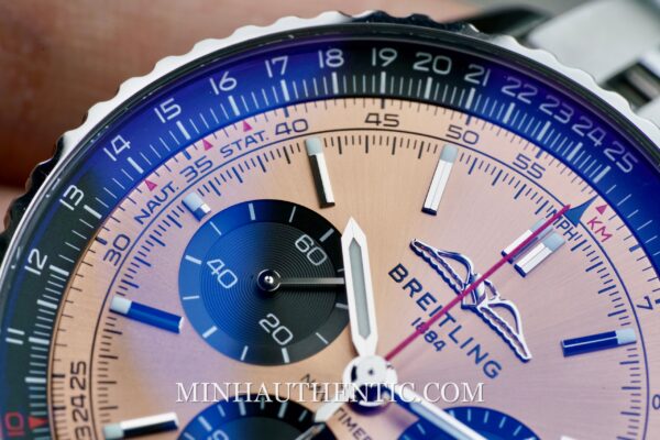 Breitling Navitimer B01 43 Salmon AB0138241K1A1 - Ảnh 16