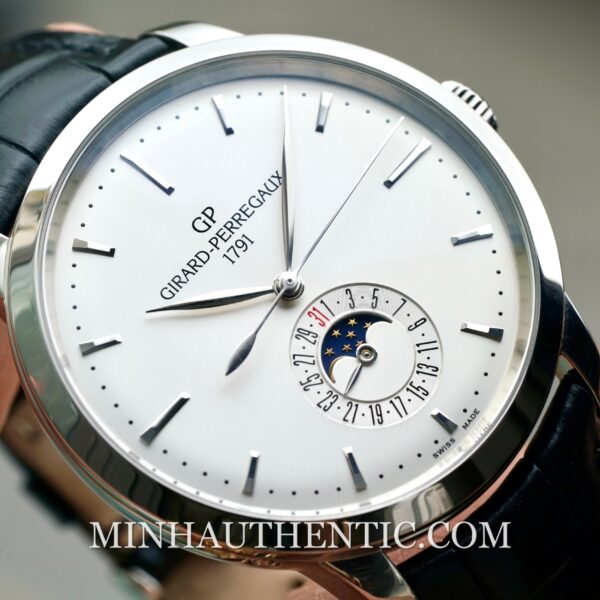 Girard Perregaux 1966 Date and Moon Phases 49545-11-131-BB60