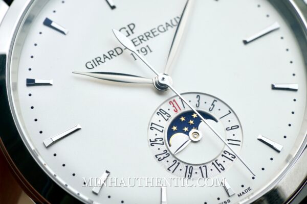 Girard Perregaux 1966 Date and Moon Phases 49545-11-131-BB60 - Ảnh 6