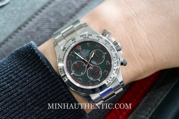 Rolex Daytona Racing Dial White Gold 116509 - Ảnh 3