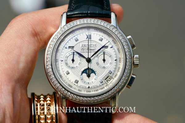 Zenith Chronomaster White Gold Diamond 43.0240.410/09C500GB - Ảnh 19