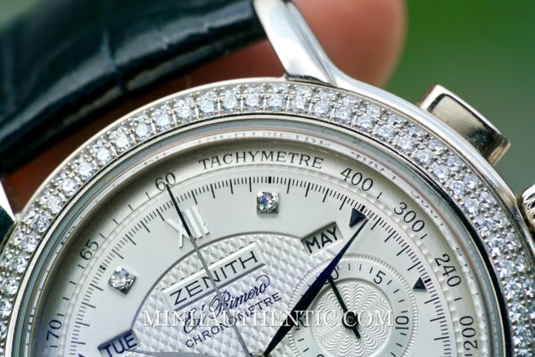 Zenith Chronomaster White Gold Diamond 43.0240.410/09C500GB - Ảnh 3