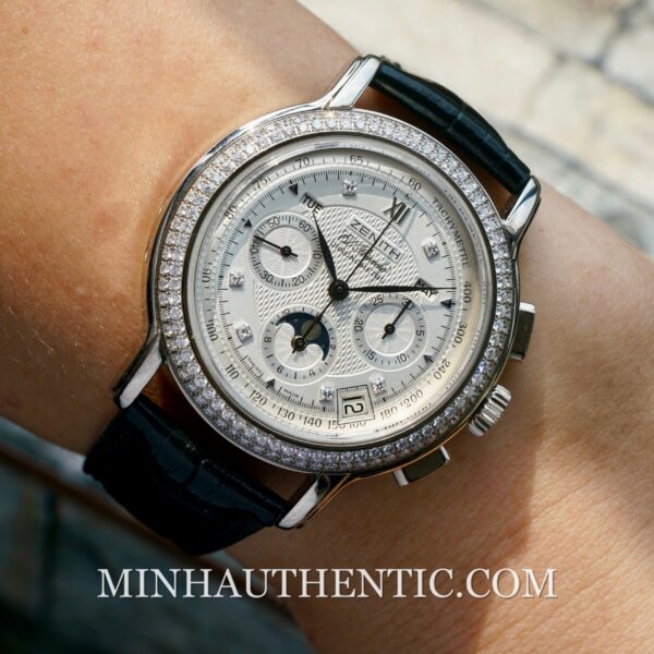 Zenith El Primero Chronomaster White Gold Diamond 43.0240.410/09C500GB
