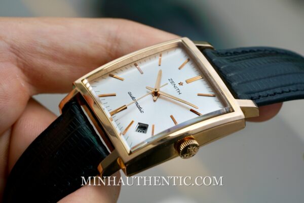 Zenith New Vintage 1965 18k Rose Gold 18.1965.670/01.C506 - Ảnh 5