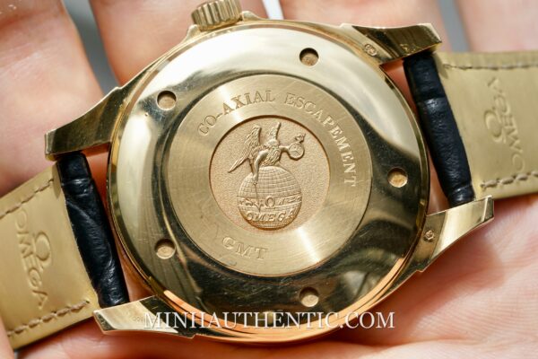 Omega De Ville GMT Blue Yellow Gold 4633.80.33 - Ảnh 11
